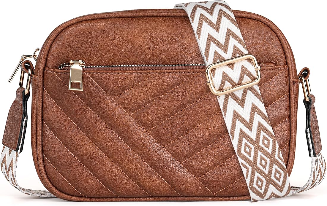 TANTOMI Small Crossbody Bags for Women, Small Purses with Card Slots Phone Purse Wide Adjustable Strap