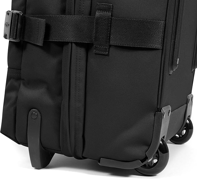 Eastpak Tranverz L – 121L Large Wheeled Luggage with Dual Compartments, TSA Lock, Compression Straps & Smooth-Wheeling System, Black