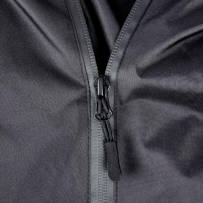 NUUR Rain Poncho for Women Adults Unisex Hooded Zipper Raincoat Waterproof Reusable Hiking Rain Coat with Pockets