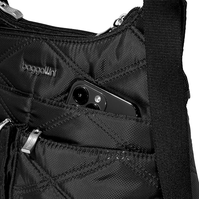 Baggallini Crossbody Travel Bag 11x8.5 Lightweight Water-resistant Nylon Handbag