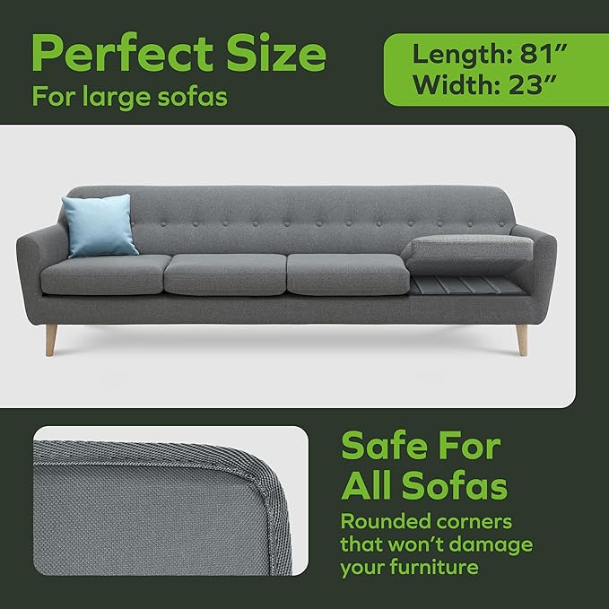 BEN'SHOME® Heavy Duty Deep Sofa Cushion Support Board for Sagging Sofas | Fits 68"-81", 23" Seat Depth | Protects Your Back from Sinking Seats | 0.5" Solid Wood, 400 LBS, Lifetime Replacement