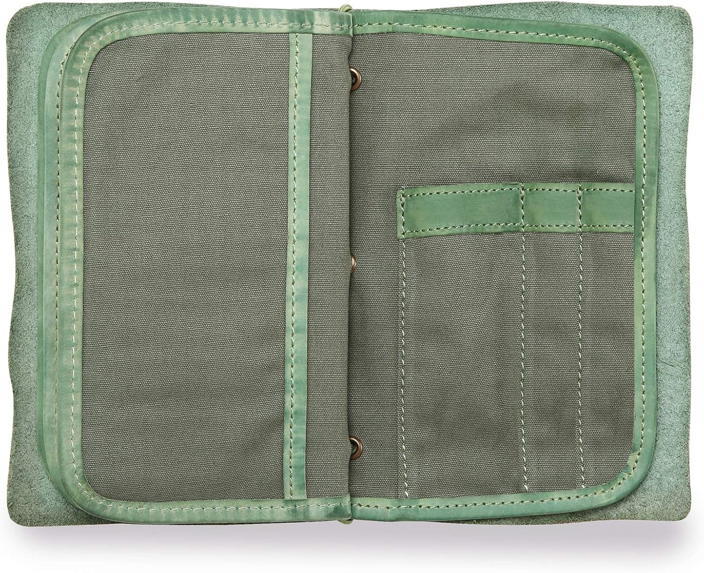 Genuine Leather Nomad Organizer Travel Wallet | Women's Wallet Clutch Passport Holder