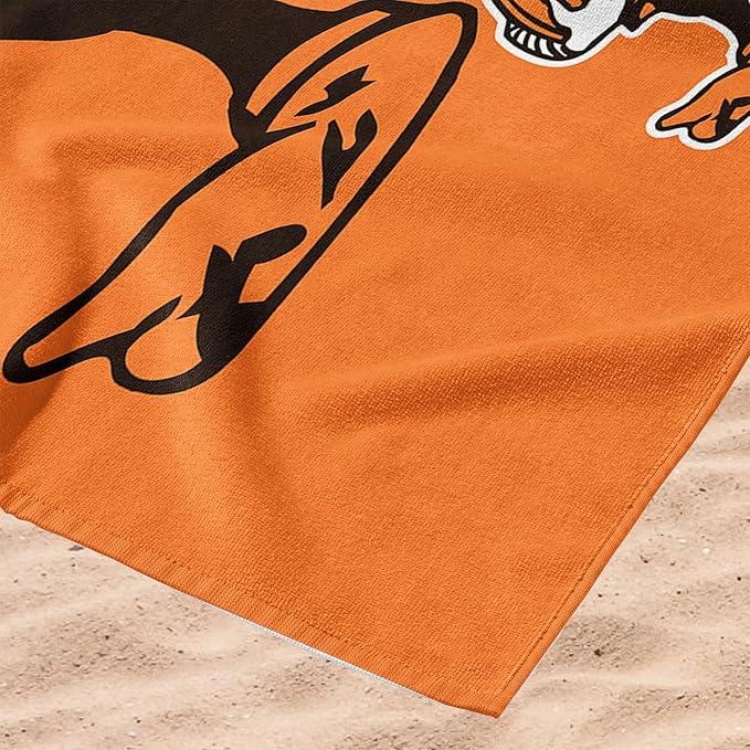 Northwest NFL Oversized Microfiber Beach Towel, 60 x 70 Inches – Quick Dry, Sand Resistant, Lightweight, Highly Absorbent, Shibori Design