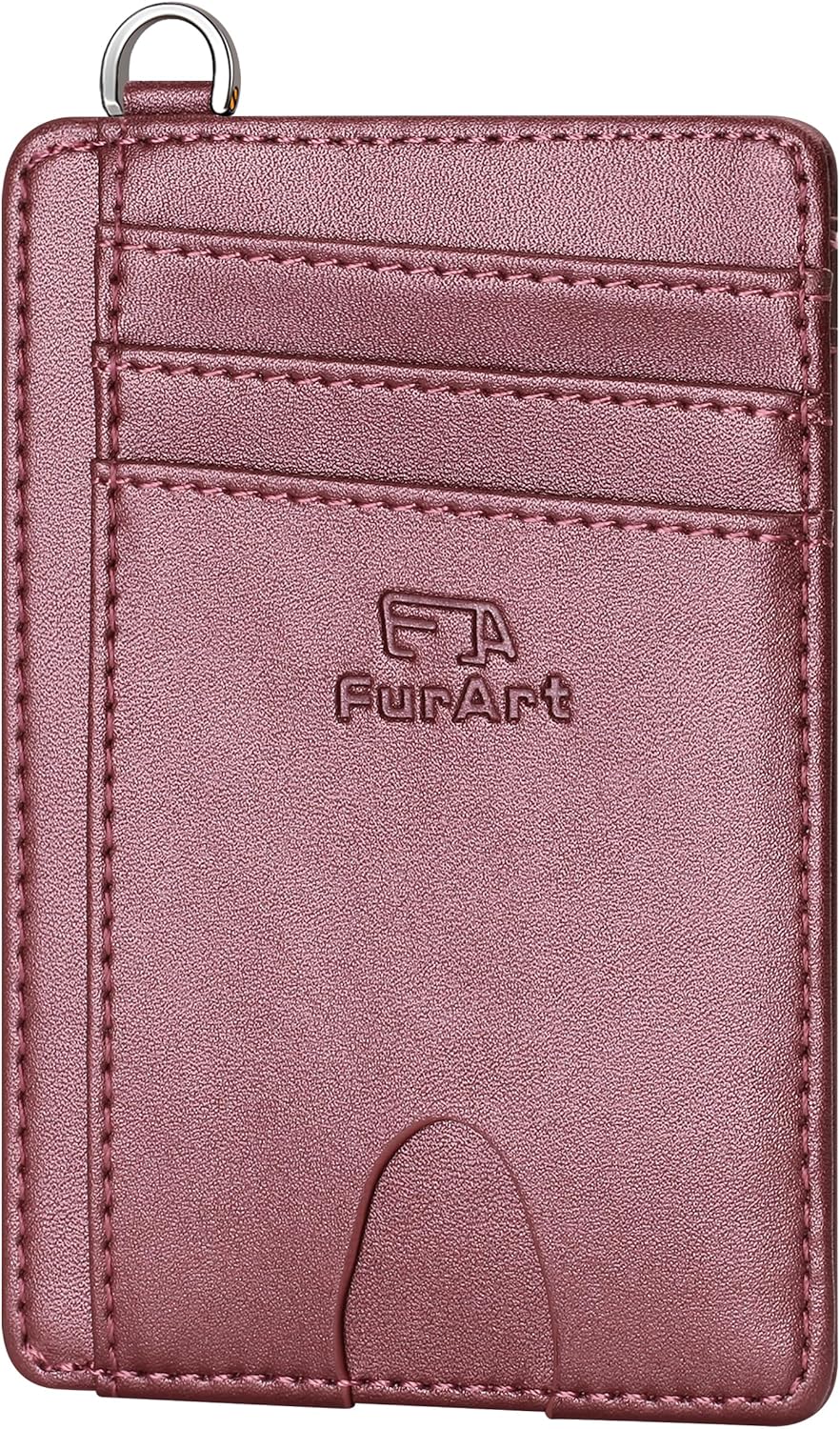 FurArt Slim Minimalist Wallet, Front Pocket Wallets, RFID Blocking, Credit Card Holder for Men & Women
