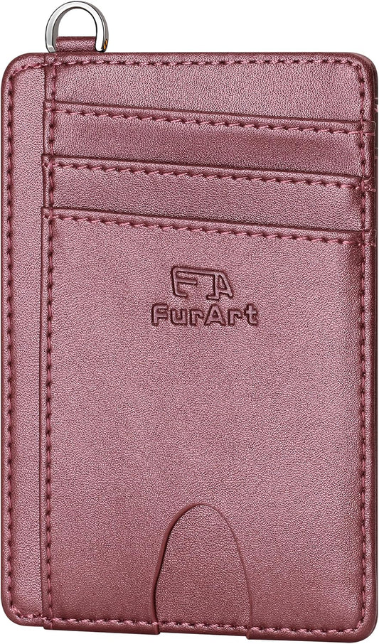 FurArt Slim Minimalist Wallet, Front Pocket Wallets, RFID Blocking, Credit Card Holder for Men & Women