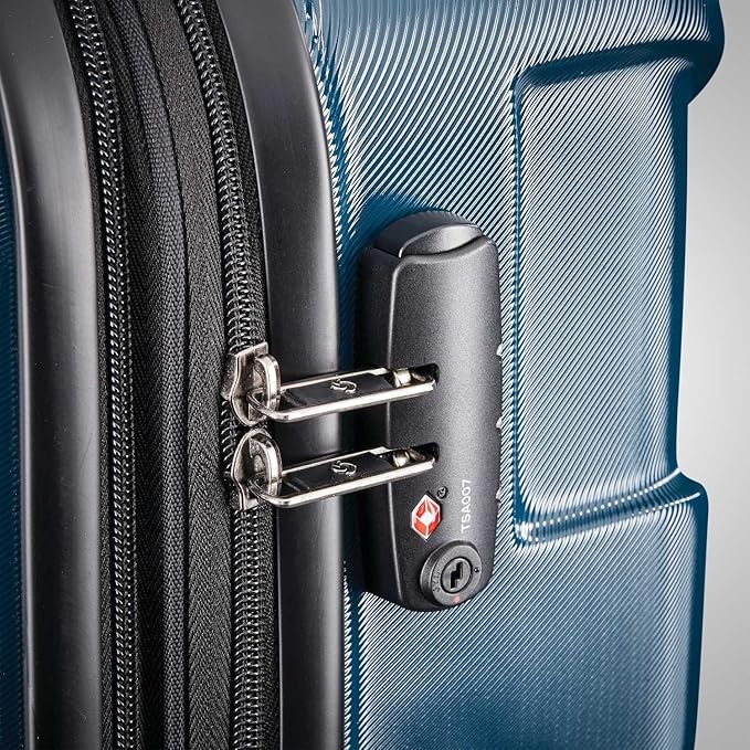 Samsonite Centric Hardside Expandable Luggage with Spinner Wheels, Teal, Carry-On 20-Inch