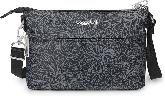 Baggallini womens Securtex Anti-theft Memento Crossbody Bag