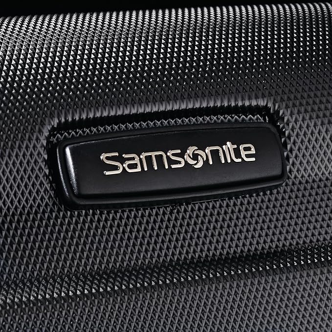 Samsonite Omni PC Hardside Expandable Luggage with Spinner Wheels, Black, 2-Piece Set (20/28)