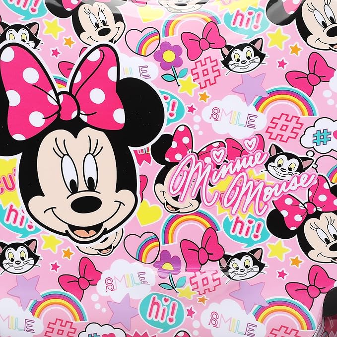 Bioworld Minnie Mouse Ride-On 18" Suitcase For Kids & Toddlers