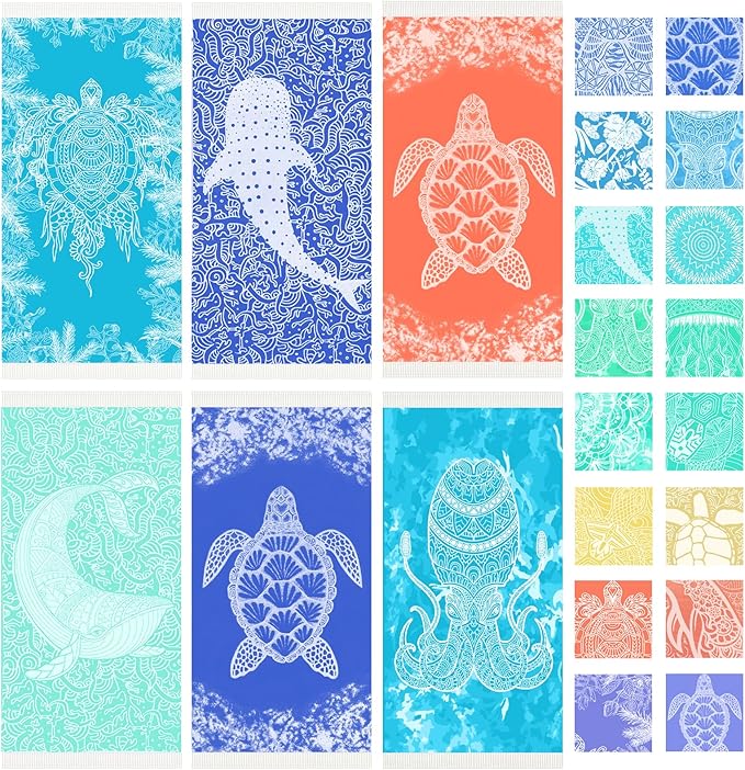 Thin Turkish Beach Towel Lightweight Soft Cotton Extra Large XL Oversized Sand Free Sandproof Absorbent Quick Dry Towels Cloud Bath Pool Travel Compact Essentials Accessories for Adult Gifts