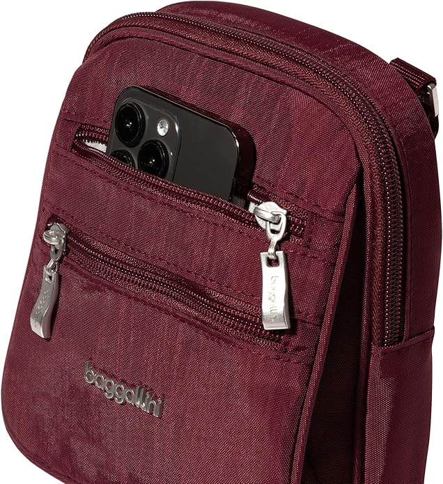Baggallini Journey Crossbody Bags for Women 9x6 Small Lightweight Travel Handbag W/RFID