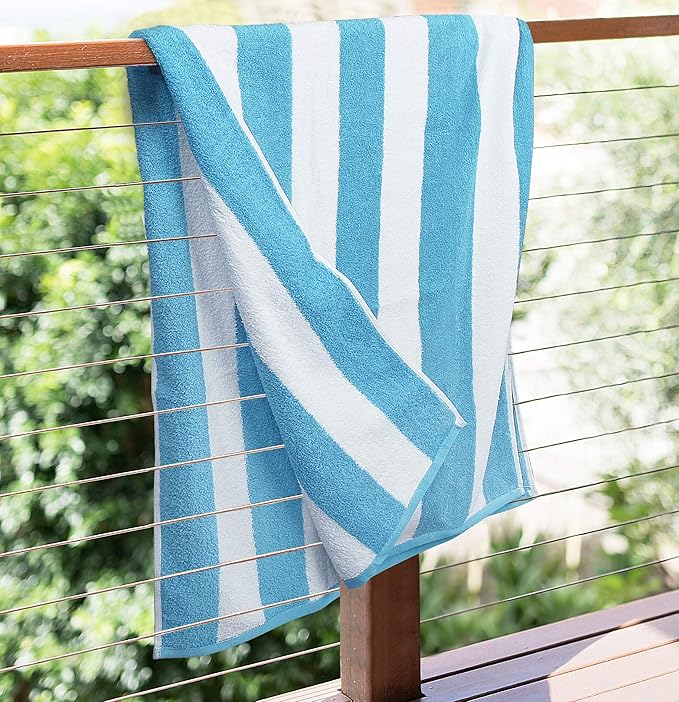 Utopia Towels, 35 by 70 Inches Beach Towel, 100% Ring-Spun Cotton Jumbo Bath Sheet, Highly Absorbent, Super Soft & Quick-Dry Towel, 2 Pack Green