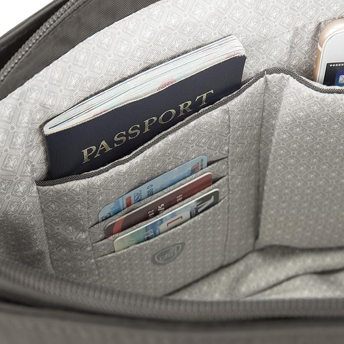 Travelon Anti-Theft Essentials Patch Pocket Crossbody Bag