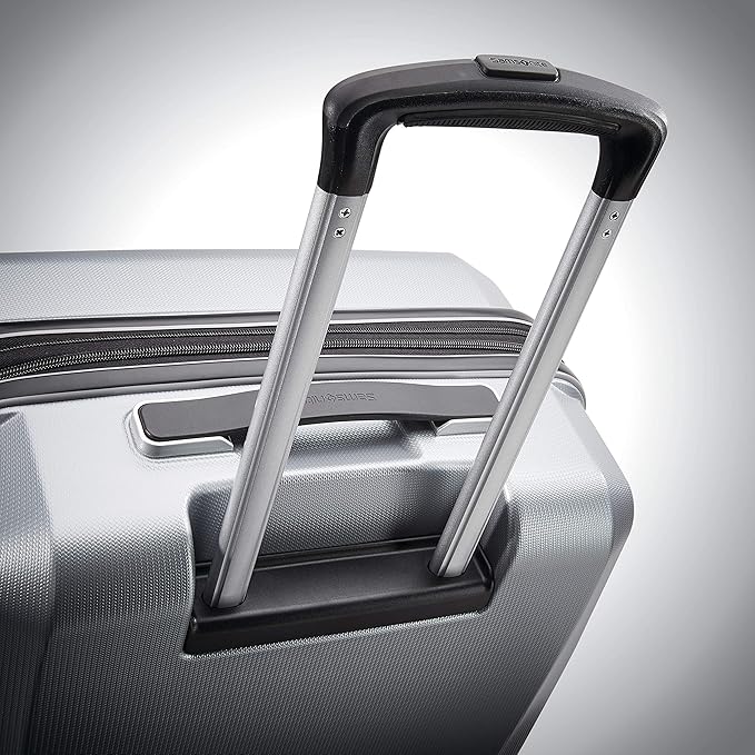 Samsonite Winfield 3 DLX Hardside Expandable Luggage with Spinners, Silver, 3-Piece Set (20/25/28)