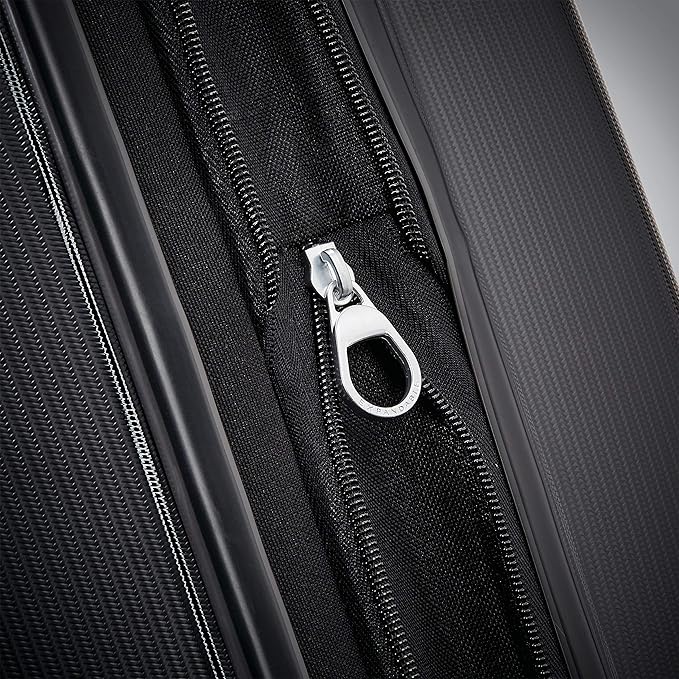 Samsonite Winfield 3 DLX Hardside Expandable Luggage with Spinners, Black, Carry-On 20-Inch