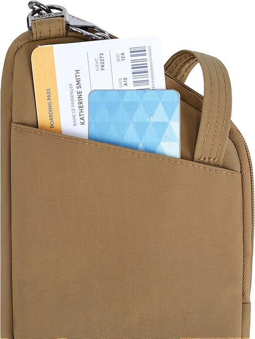 Travelon Anti-Theft Runways Slim Assymetric Crossbody