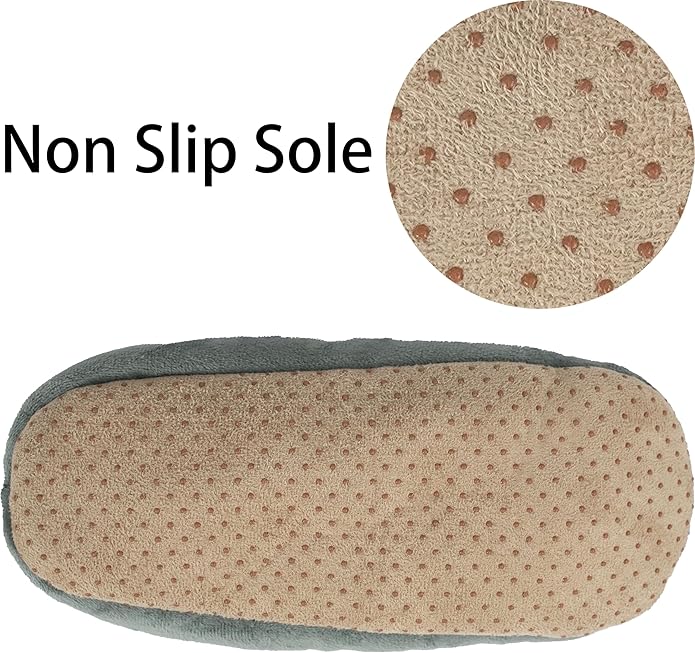 BenSorts Fuzzy Slipper Socks for Women Funny House Slippers with Grips