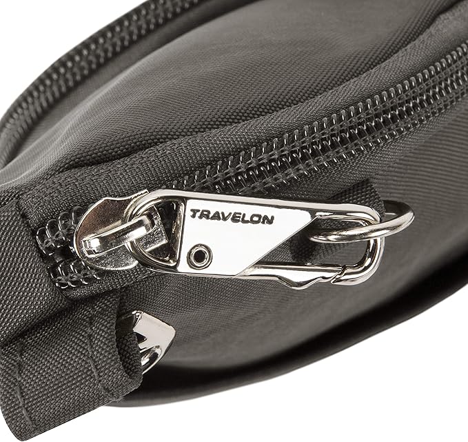 Travelon: Essentials - Anti-Theft - Compact Crossbody Bag - Smoke