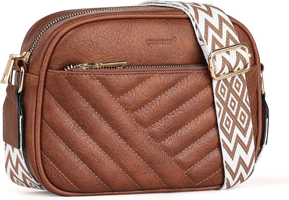 TANTOMI Small Crossbody Bags for Women, Small Purses with Card Slots Phone Purse Wide Adjustable Strap