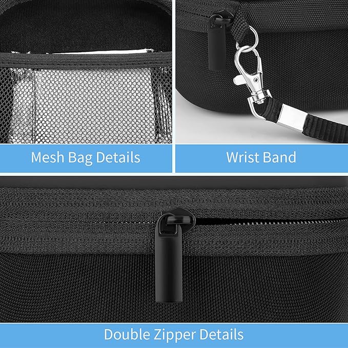 Yinke Case for Polaroid Go 9035/9071/9070 Instant Mini Camera, Hard Organizer Portable Carry Travel Cover Storage Bag (Black)