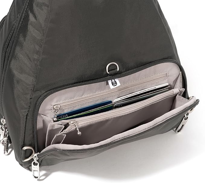 Baggallini womens Securtex Anti-theft Vacation Convertible Sling