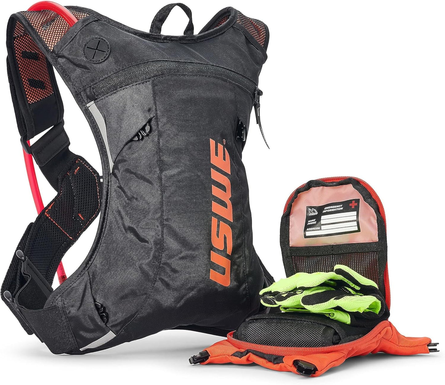 USWE Outlander Hydration Pack with Water Bladder, Hydration Backpack - Backpack for Cycling, MTB, Trail Running & More