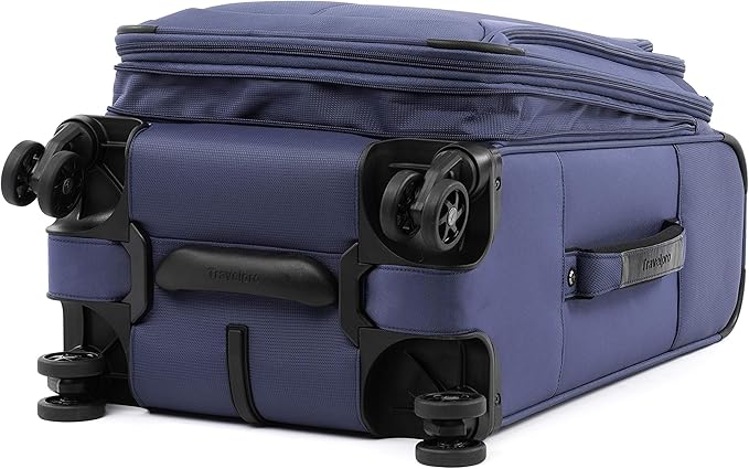 Travelpro Tourlite Softside 2-Piece Set, Expandable Luggage, 4 Spinner Wheels, Lightweight Suitcase, 21" Carry-On, 29 Check Large, Blue