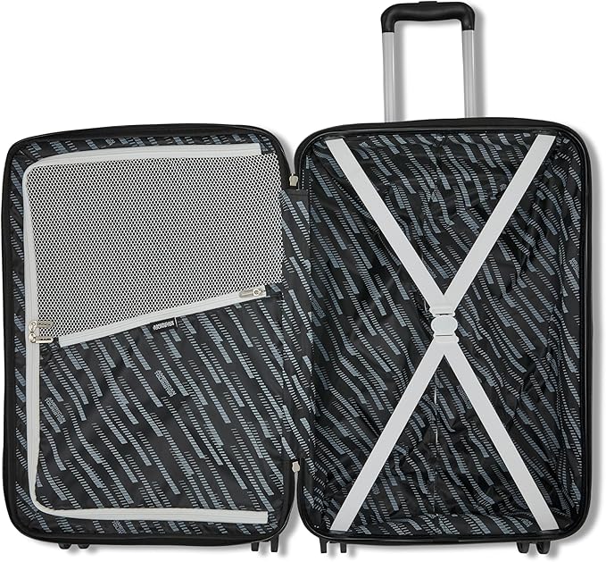 American Tourister Westridge Hardshell Luggage Set - 3 Piece Set - 20" Carry-On, 24” & 28” Checked Luggage Set with 360° Spinner Wheels - Expandable Suitcases for Extended Travel - Malachite Green