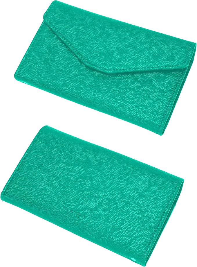 ZOPPEN Mulit-purpose Rfid Blocking Passport Holder Travel Wallet (Ver.4) Passport and Vaccine Card Holder ComboTri-fold Document Organizer Travel Essentials