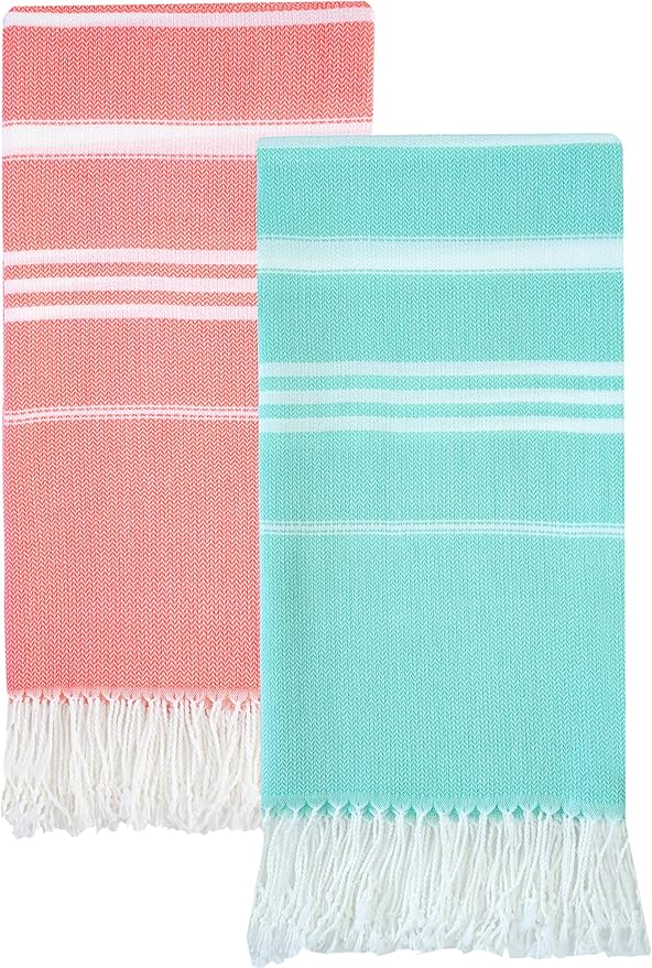 Antfuny 2 Packs Turkish Beach Towels Quick Dry Sand Free Oversized Bath Pool Swim Towel Extra Large XL Big Blanket Adult Travel Essentials Cruise Accessories Must Haves Clearance Vacation Stuff