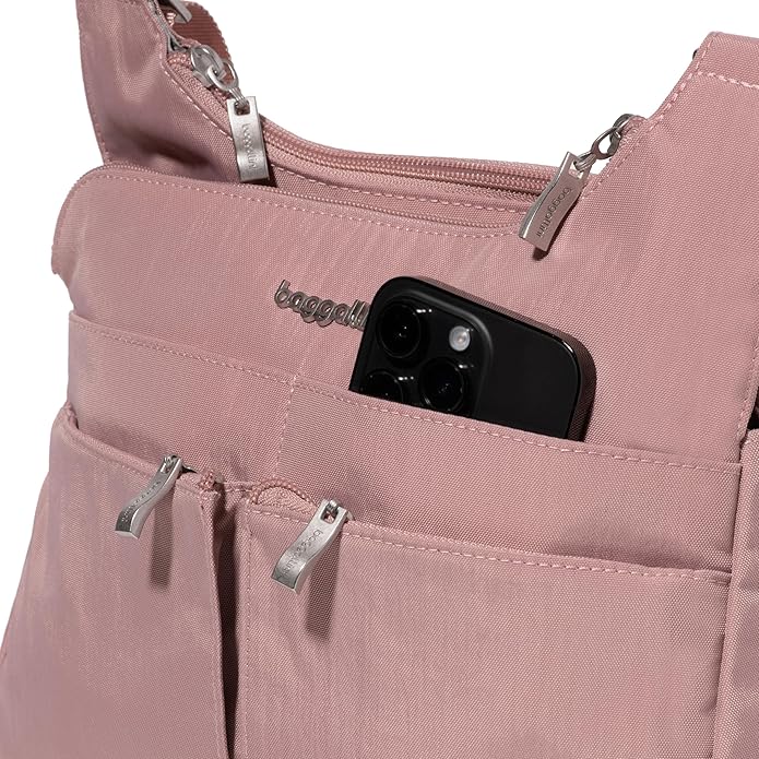 Baggallini Crossbody Travel Bag 11x8.5 Lightweight Water-resistant Nylon Handbag