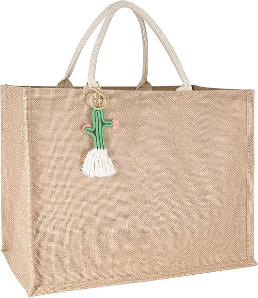 Hibala Woven Large Beach Bag Straw Beach Tote Handmade Weaving Shoulder Tassel Bag Handbag
