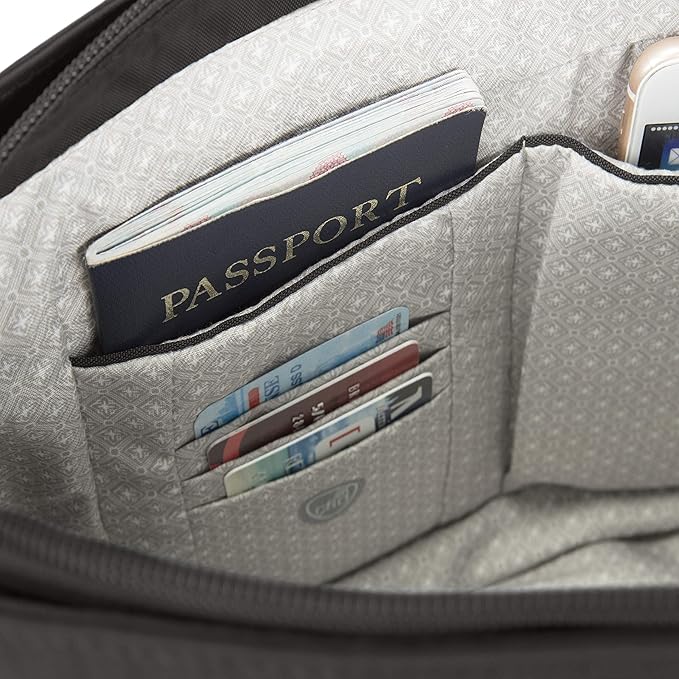 Travelon Anti-Theft Essentials Patch Pocket Crossbody Bag