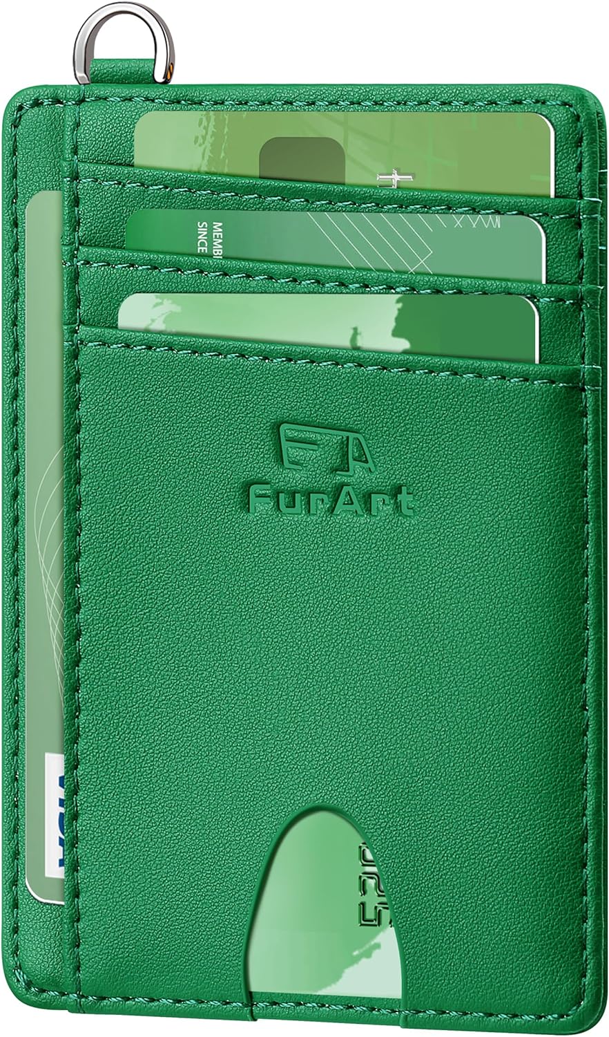 FurArt Slim Minimalist Wallet, Front Pocket Wallets, RFID Blocking, Credit Card Holder for Men & Women