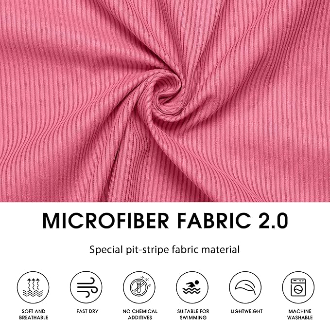 4Monster Microfiber Camping Towel - Quick Dry, Super Absorbent, Lightweight Travel Towel for Hiking, Beach, Gym, Backpacking, Yoga - Compact with Carry Bag (Pink, Medium(40.00" x 20.00"))