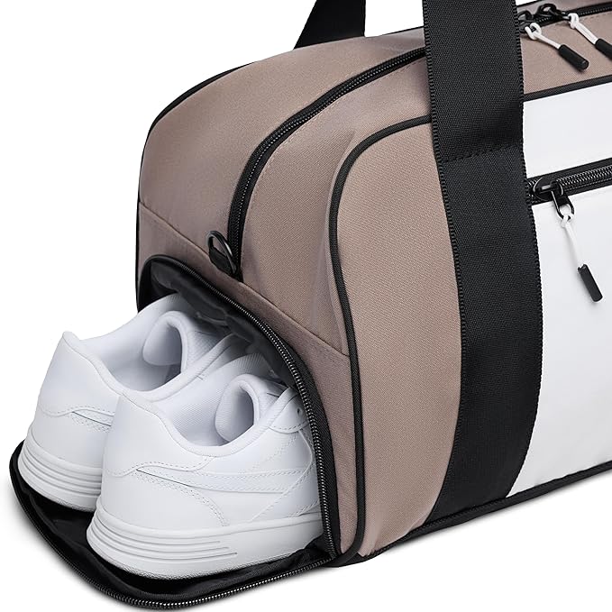 Vooray Burner Gym Duffel Bag, Gym Bag for Women and Men with Shoe Compartment, Weekender, Overnight & Travel Duffel for Sports and Workout