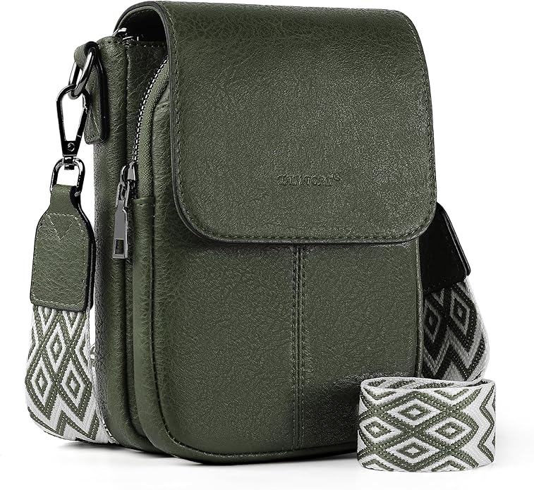 TANTOMI Small Crossbody Bags for Women, Small Purses with Card Slots Phone Purse Wide Adjustable Strap
