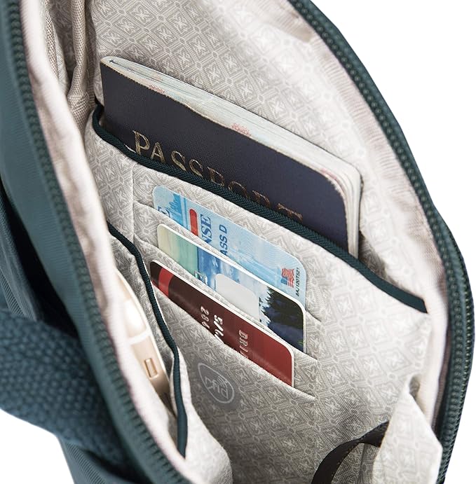 Travelon: Essentials - Anti-Theft - Compact Crossbody Bag - Peacock
