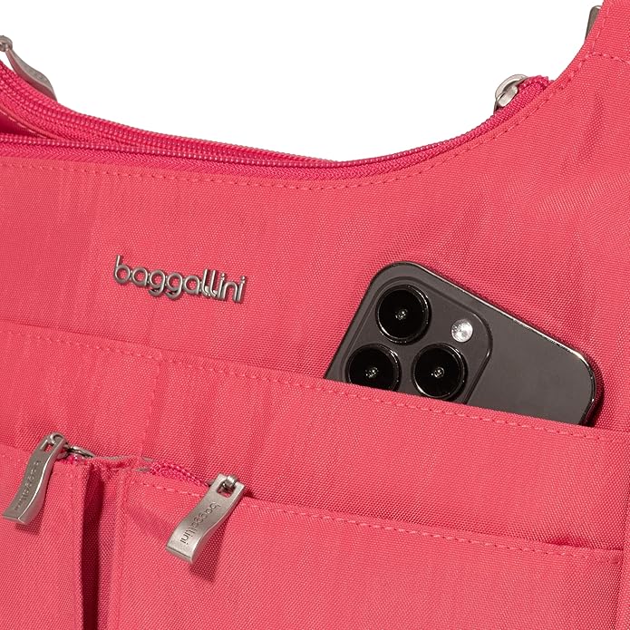 Baggallini Crossbody Travel Bag 11x8.5 Lightweight Water-resistant Nylon Handbag