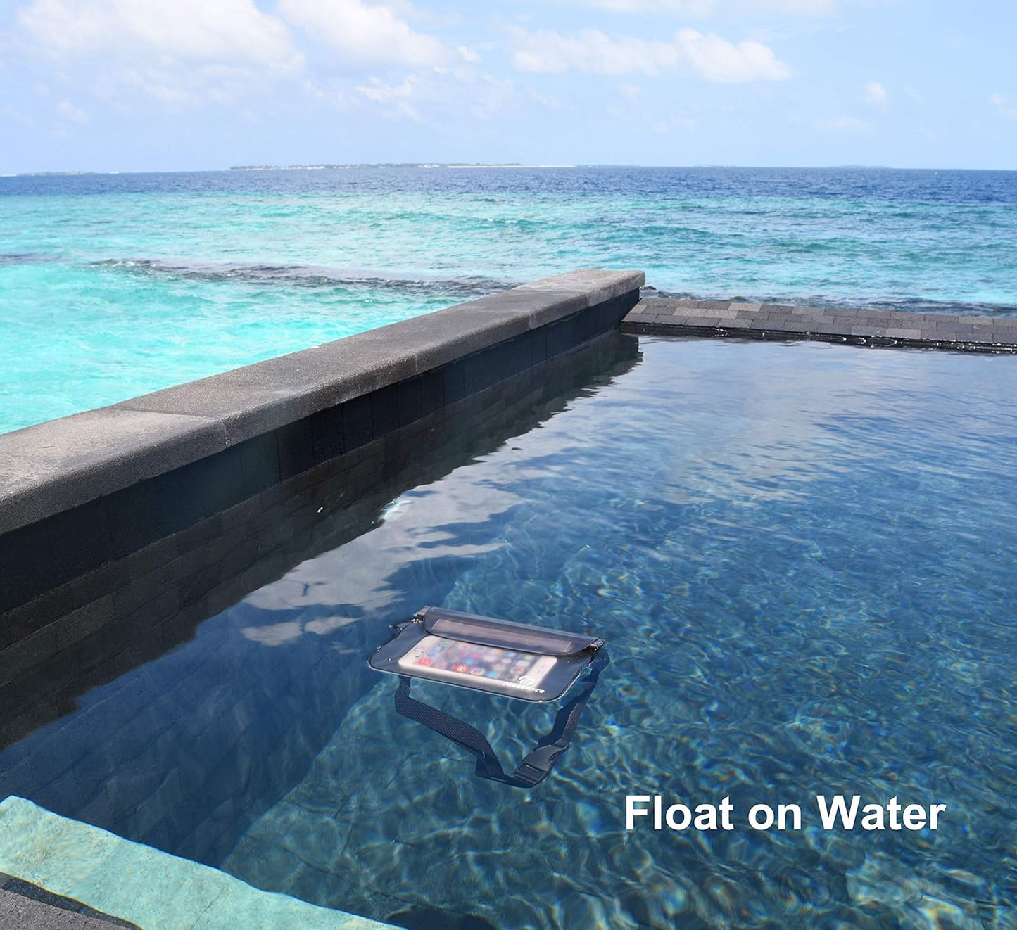 Freegrace Waterproof Pouches with Waist Strap / Pouch Case Bundle Set- Keep Your Phone & Valuables Dry and Safe - Waterproof Dry Bags for Boating Swimming Snorkeling Kayaking Beach Water Parks Pool