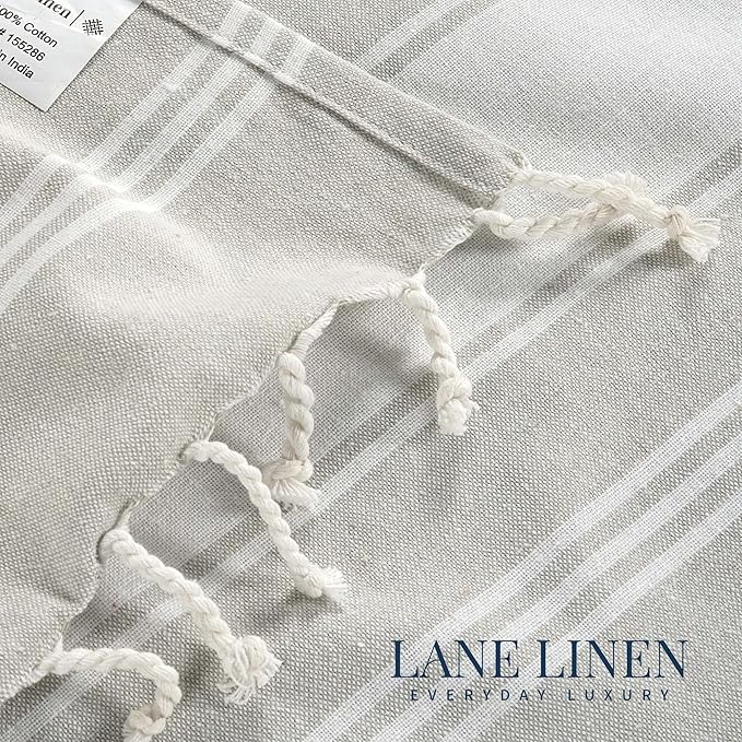 LANE LINEN Large Pool Towels, XL Beach Towel, Pre-Washed, No Shrink, Quick Dry Oversized Beach Towels, Stylish Beach Towel for Women, Sand Free Towel, 39"x71" - Grey