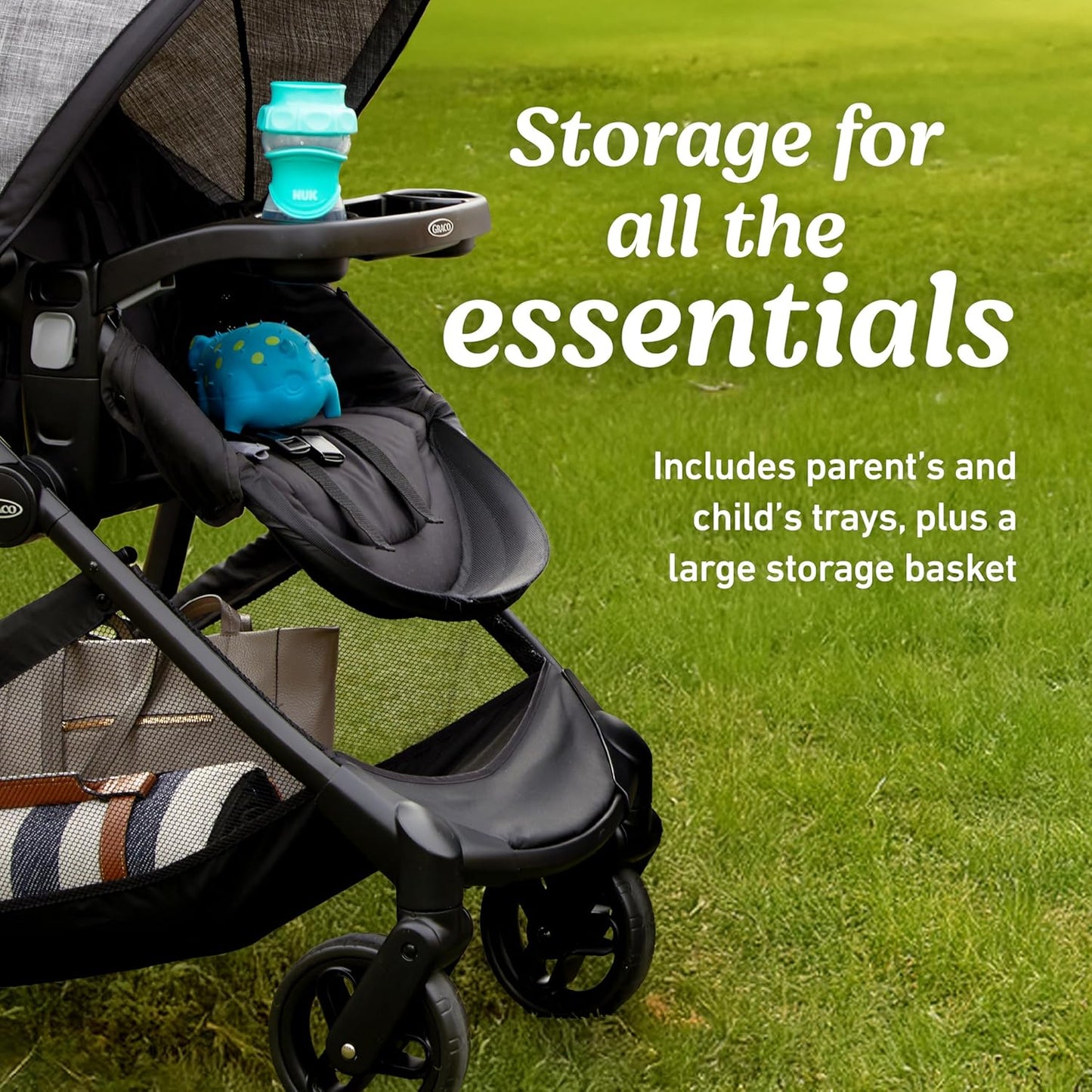 Graco Modes Pramette Travel System, 3-in1 Modular Carseat Stroller Combo, Infant Car Seat Carrier to Toddler Stroller, Includes the SnugRide Car Seat, Redmond