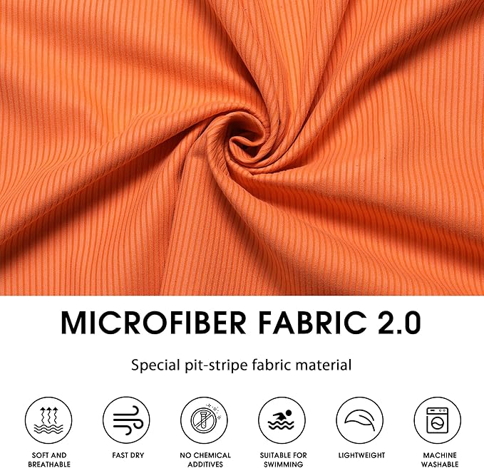 4Monster Microfiber Camping Towel - Quick Dry, Super Absorbent, Lightweight Travel Towel for Hiking, Beach, Gym, Backpacking, Yoga - Compact with Carry Bag (Orange, Small(31.50" x 15.80"))