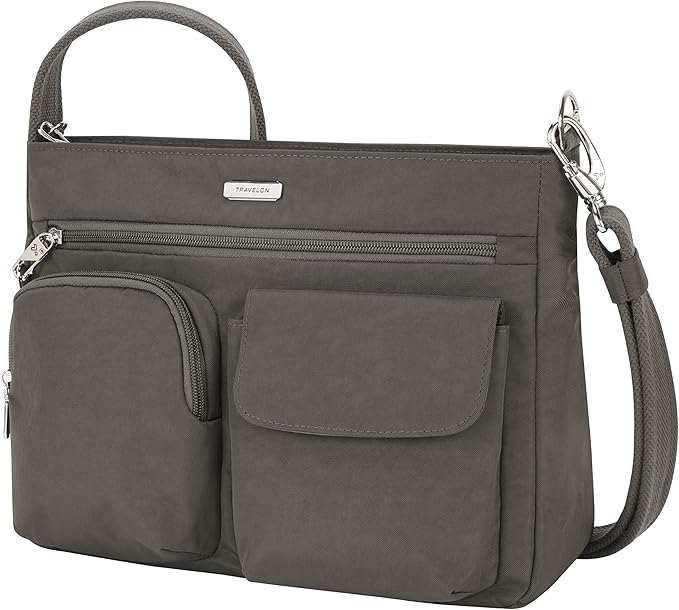 Travelon Anti-Theft Essentials Patch Pocket Crossbody Bag