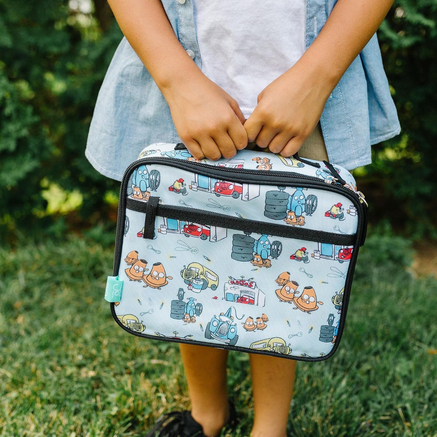 Wildkin JumpOff Jo Insulated Lunch Box – Durable, Reusable for Kids – Jo's Garage