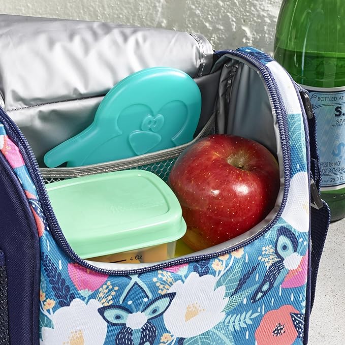 Fit & Fresh Cool Coolers Kids Lunch Box Ice Packs, Slim IcePack for Lunch Bags, Ice Packs Reusable-Multicolored, Set of 4 (Penguin) (Pack of 12)