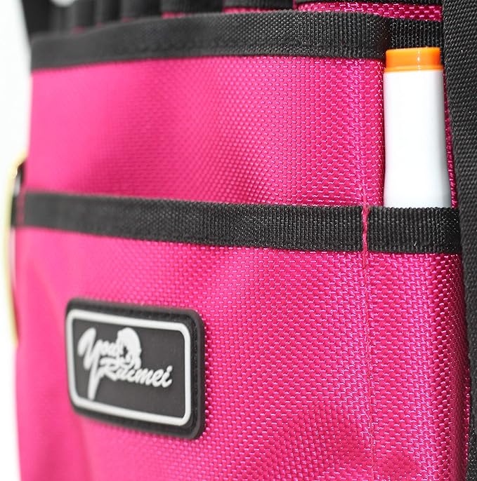 Nurse Fanny Pack for Work - Practical Waist Bag, Utility Belt Organizer for Basics Kit (RoseRed)