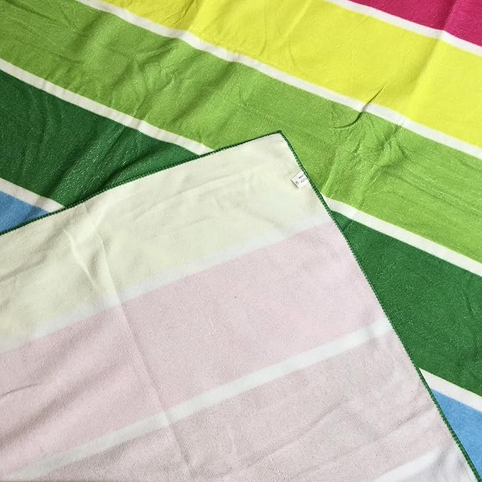 allgala Microfiber Beach Towel | Packable Beach Towel for Family | Quick Dry, Lightweight, Super Absorbent | Perfect for Beach, Pool, and Camping | Oversize 40"x70" - Rainbow
