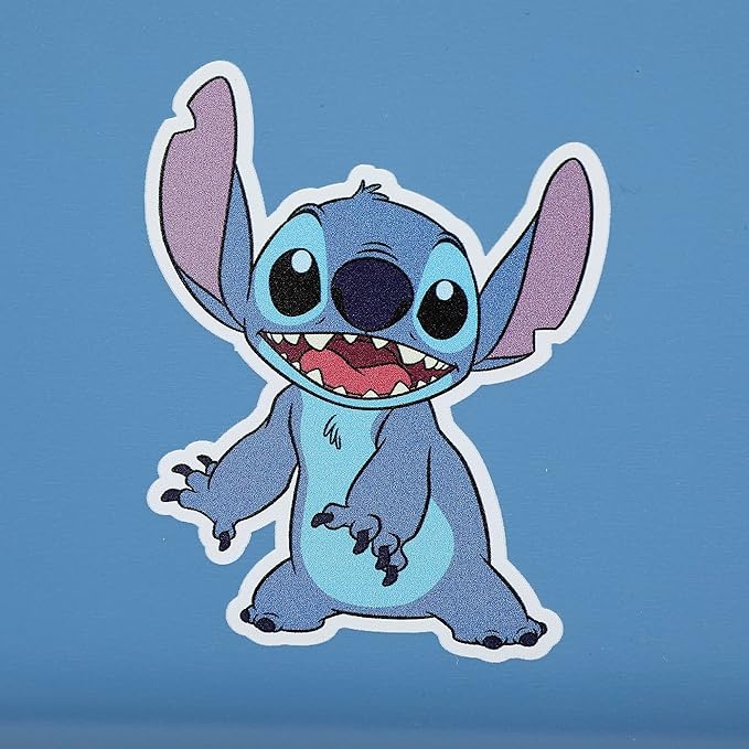 Bioworld Disney Lilo & Stitch Peeking Rubber Badge 20" 4-Wheel Roling Luggage