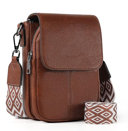 TANTOMI Small Crossbody Bags for Women, Small Purses with Card Slots Phone Purse Wide Adjustable Strap